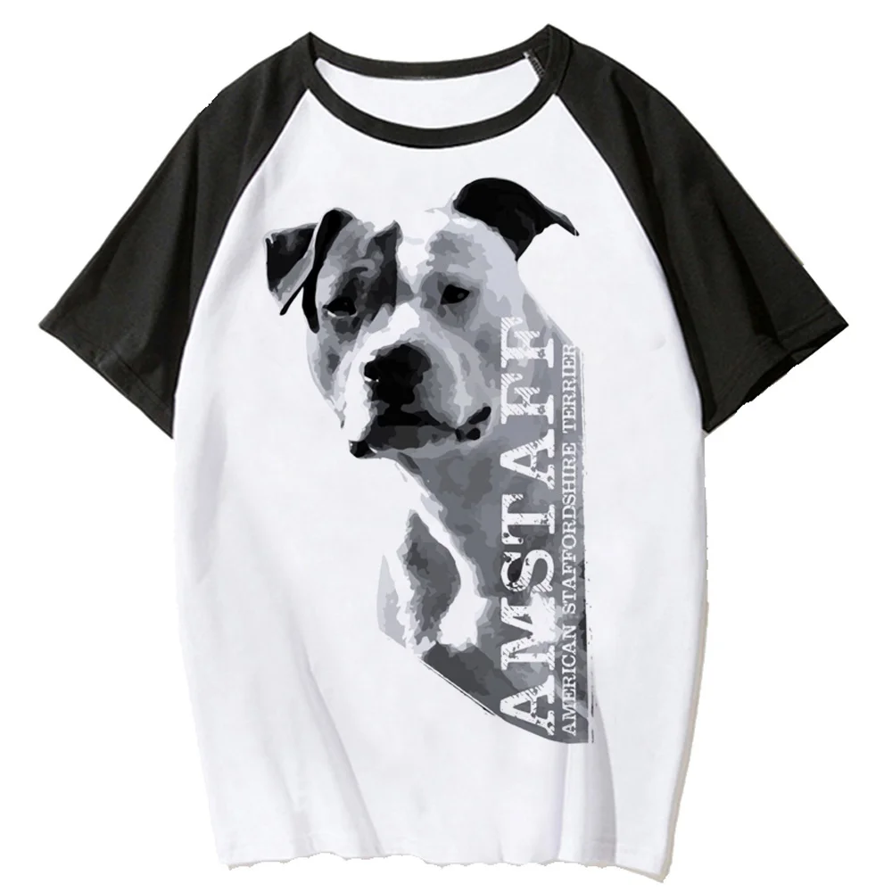 Amstaff top women graphic designer t shirt female funny manga clothing