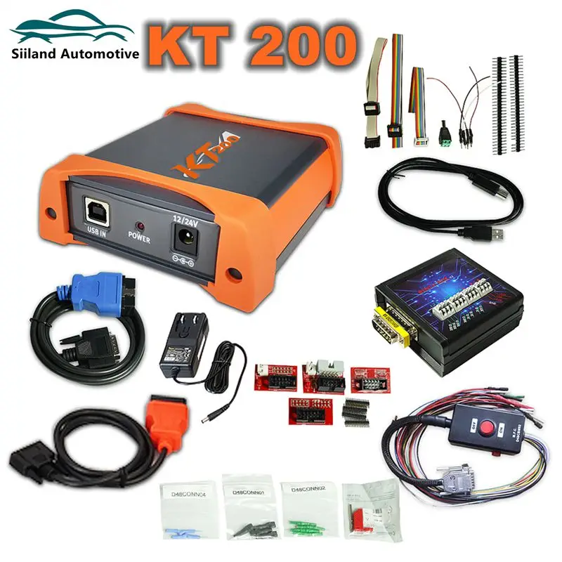 

The super magic TCU ECU programmer KT200 Support OBD/BOOT/BDM/JTAG Multiple Protocols-Fedex DHL Feasible