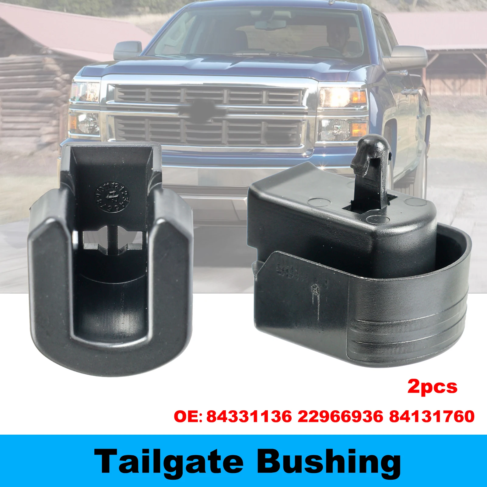 Pair Rear Tailgate with Lift Assist For Chevrolet Silverado Colorado GMC Sierra 1500 2014 2015 2016 2017 2018 2019-20 84331136