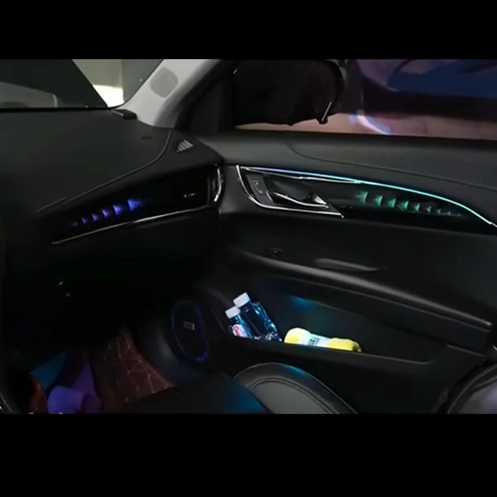 Car Ambient Lights Automotive Interior Decoration For Cadillac ATS ATSL XTS GT4   64 Colors LED Safety assistance systems