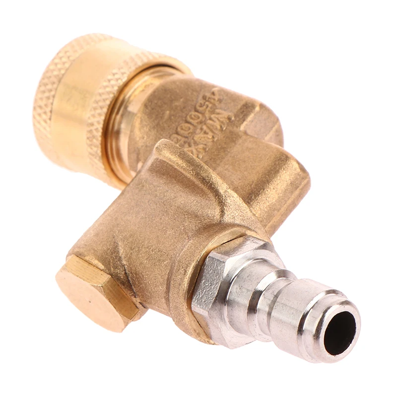 Mesin cuci mobil tekanan tinggi, 1/4 "koneksi cepat putaran Coupler adaptor dapat disesuaikan dengan 5 nozel semprot koneksi tembaga