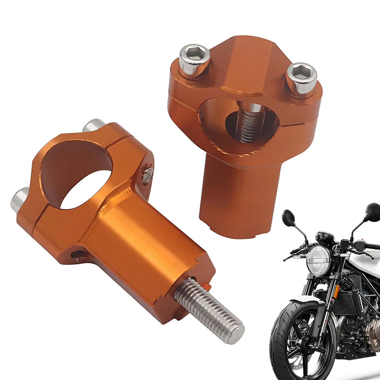 

Motorcycle Handlebar Risers Clamp Riser For Motorcycle Cycling Motorbike Replacement Handle Aluminum Alloy Accessories For