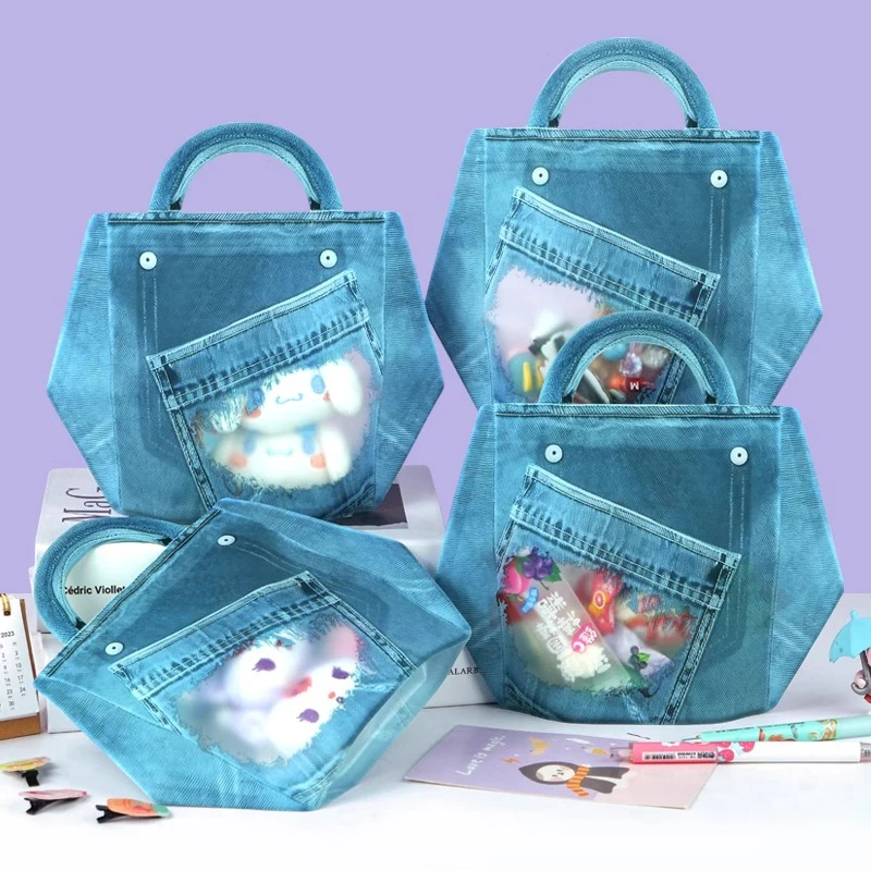 20/50 قطعة نمط الجينز الحلويات حقائب اليد الغذاء الصف زيبلوك مختومة وجبة خفيفة الحقيبة ل كوكي حفلة لصالح الحلوى الزفاف الاطفال عيد ميلاد