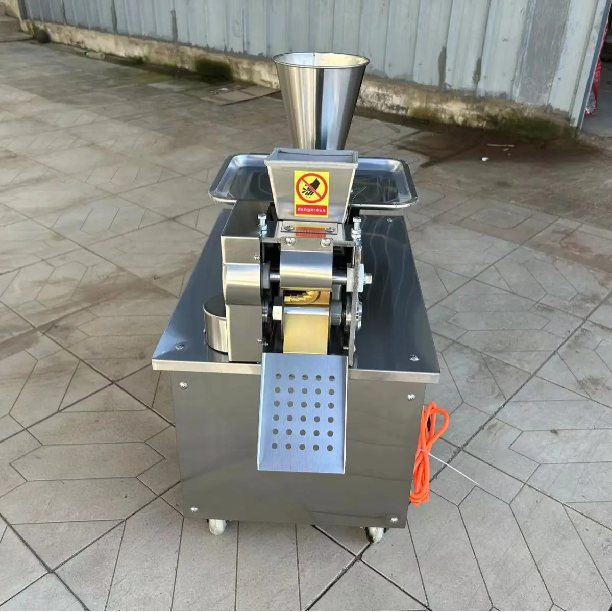 Automatic Empanada & Samosa Folding Machine Big Patty Dumpling & Pie Forming Maker Motor As Core Component