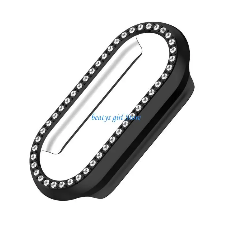 C7AB Hollow Smartwatch Bezel Cover Shockproof Housing Watch Case for Band 10 Frame Bumper Case Shell