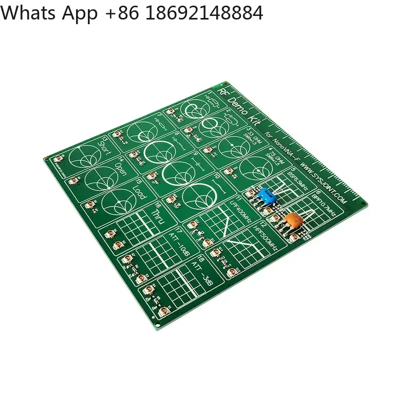 RF Demo Kit suitable for NanoVNA RF Test Board Vector Network Analyzer Test Filter Attenuator Calibration Board