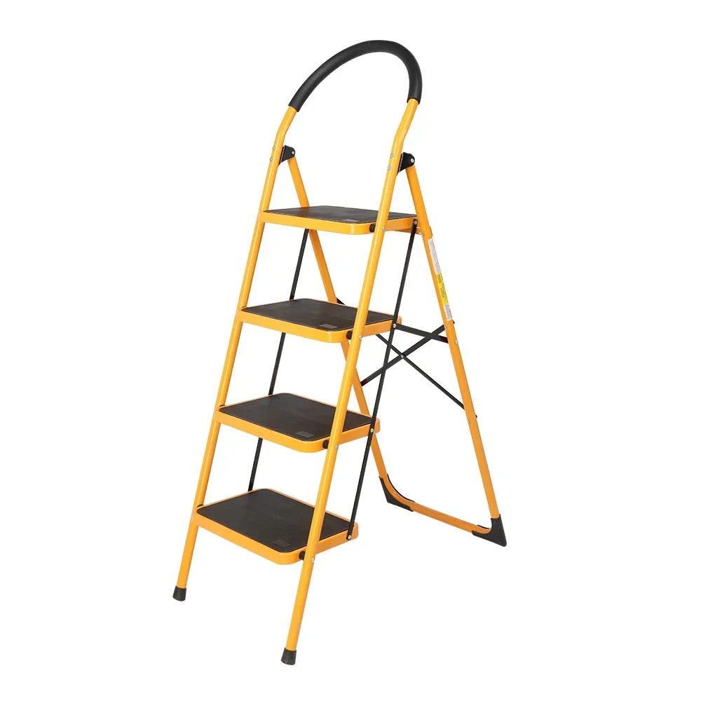 

4 Step Ladder Folding Step Stool, Anti-Slip Pedal, Locking Mechanism Design,folding Design, Multi-Purpose
