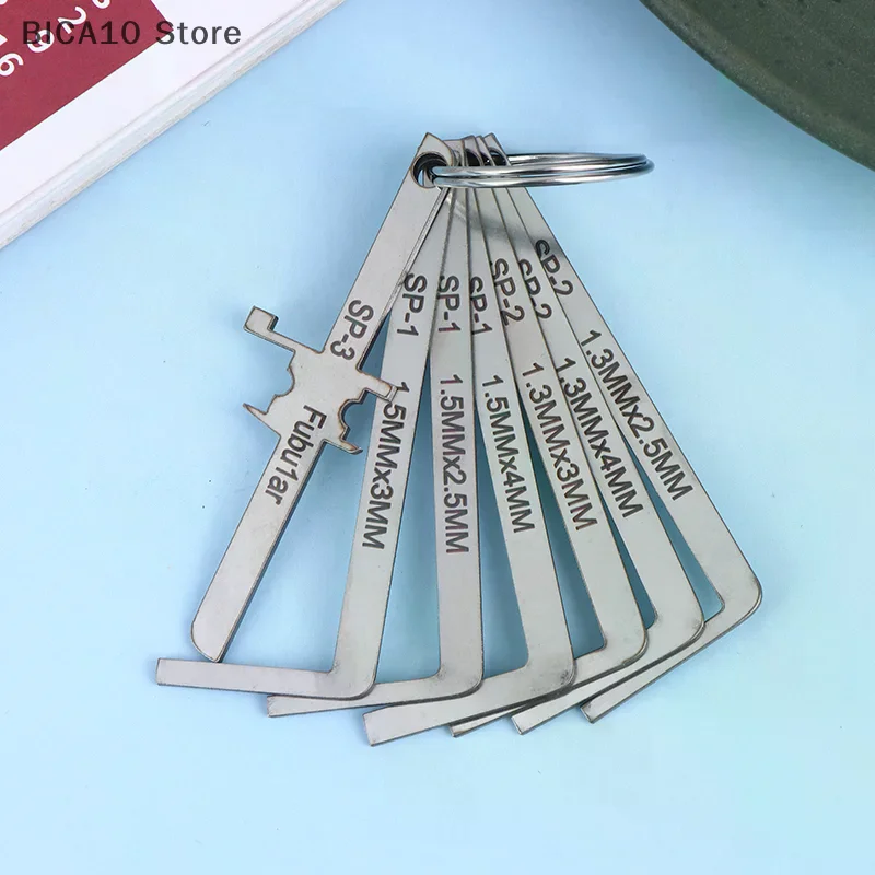 High Quality Practical 7 In 1 Tension Tool Full Set Lock Tool Replacement Turning Tool Double Head Tension Wrench Tool