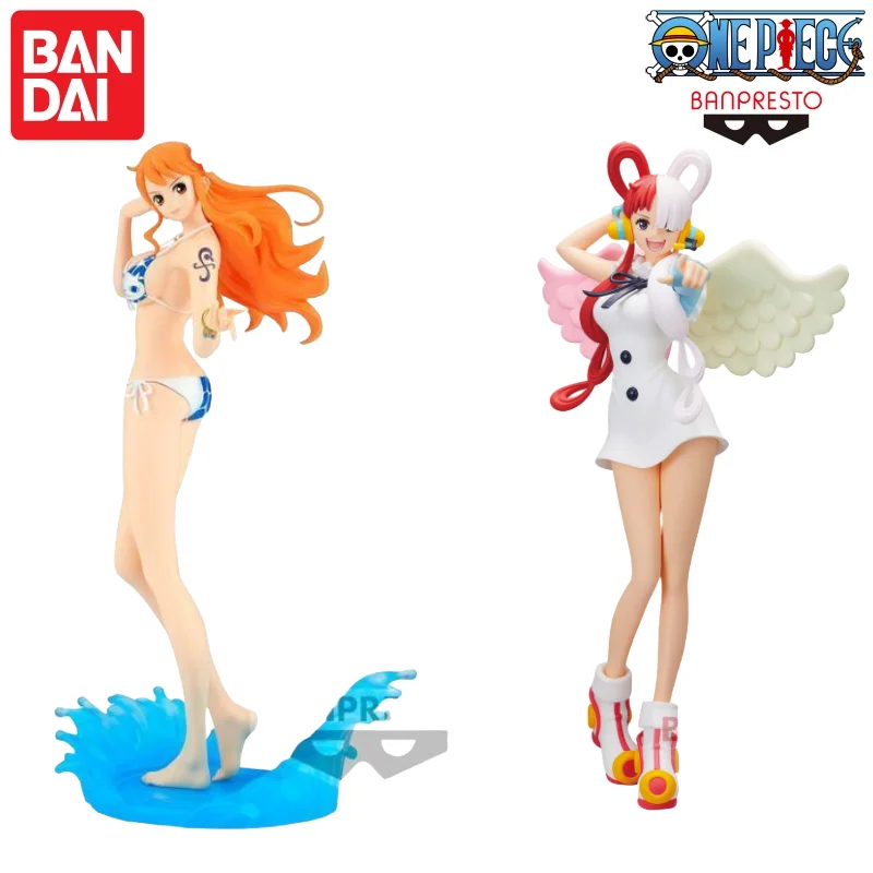 Auf Lager Bandai Banpresto Original One Piece Glitter Glamours Nami Uta Modellpuppe Brandneue Actionfigur in Box