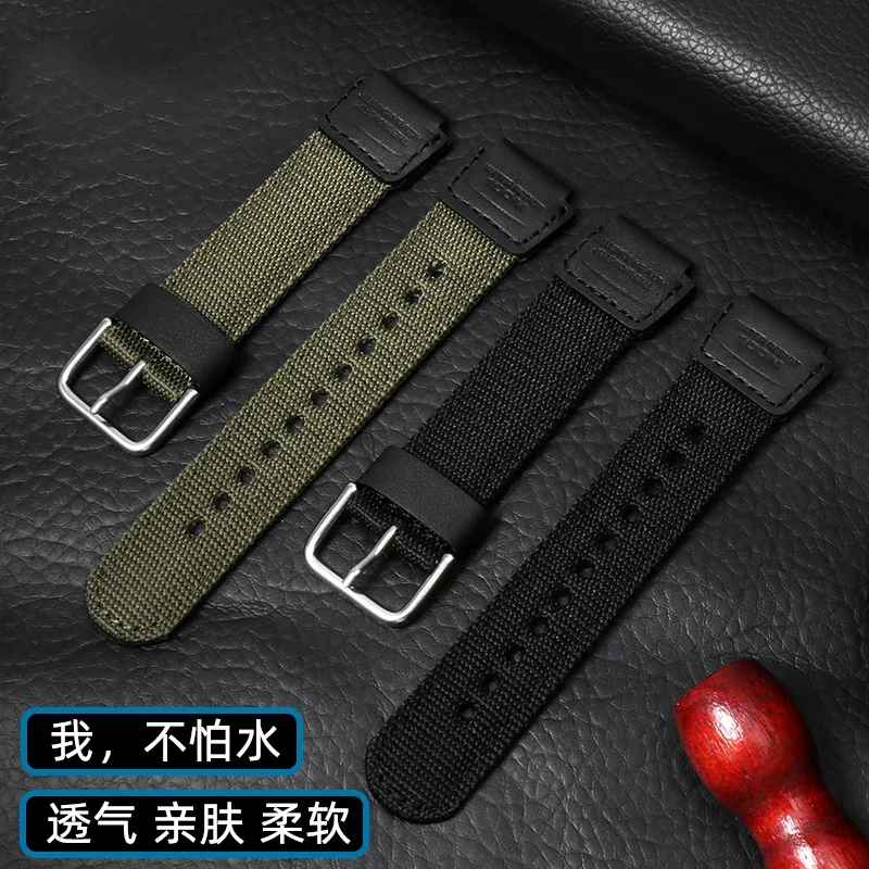 High Quality Nylon WatchBand for Casio AE-1000 W-S200H W-800H W-216H 735H W-215 AEQ-110W SGW-300H 400H 500H MRW-200H Strap