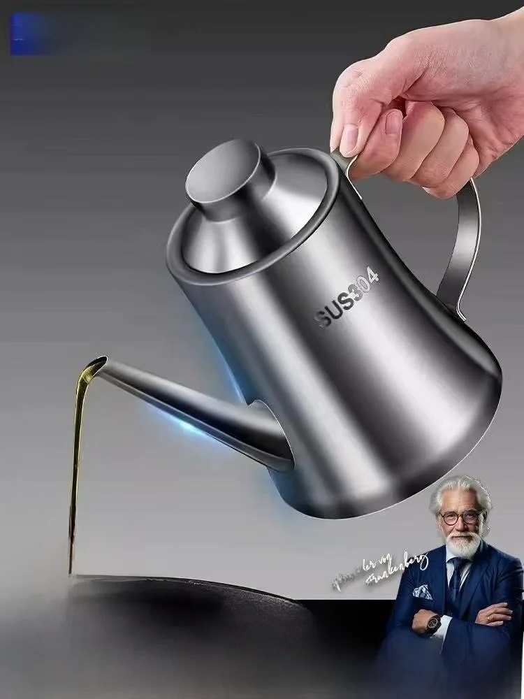 

Thiened 304 Stainl Steel Oil Bottle with Lid And Filter Net for Kitchen Soy Sauce Vinegar Storage Container Home Use