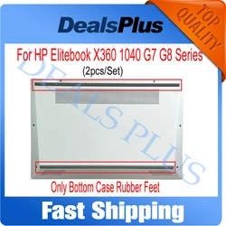 2pcs/Set New Laptop Bottom Cover Case Rubber Feet Non-slip Pad Replacement For HP Elitebook X360 1040 G7 G8 Series