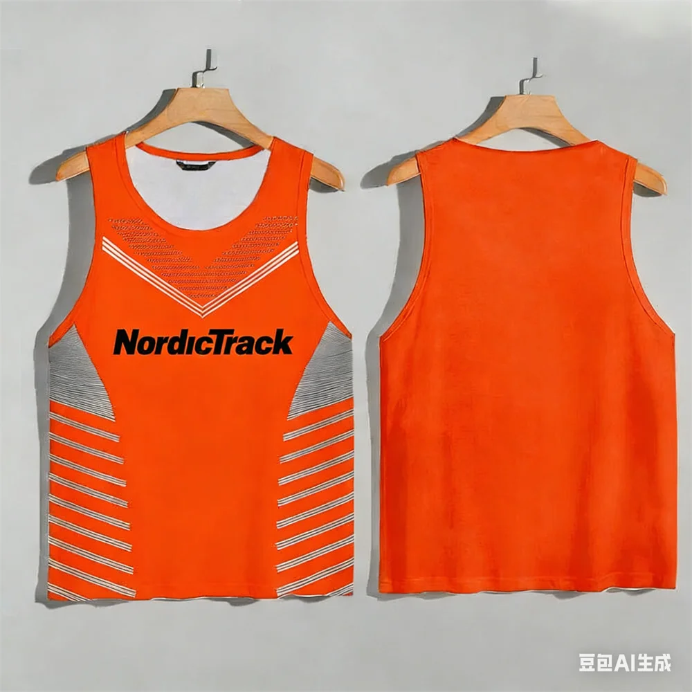 Summer Fitness Vest Minimalist Sports Sleeveless T-Shirt Home Vest Men's Women's Quick Drying Running Vest Tops Gym Clothing Man