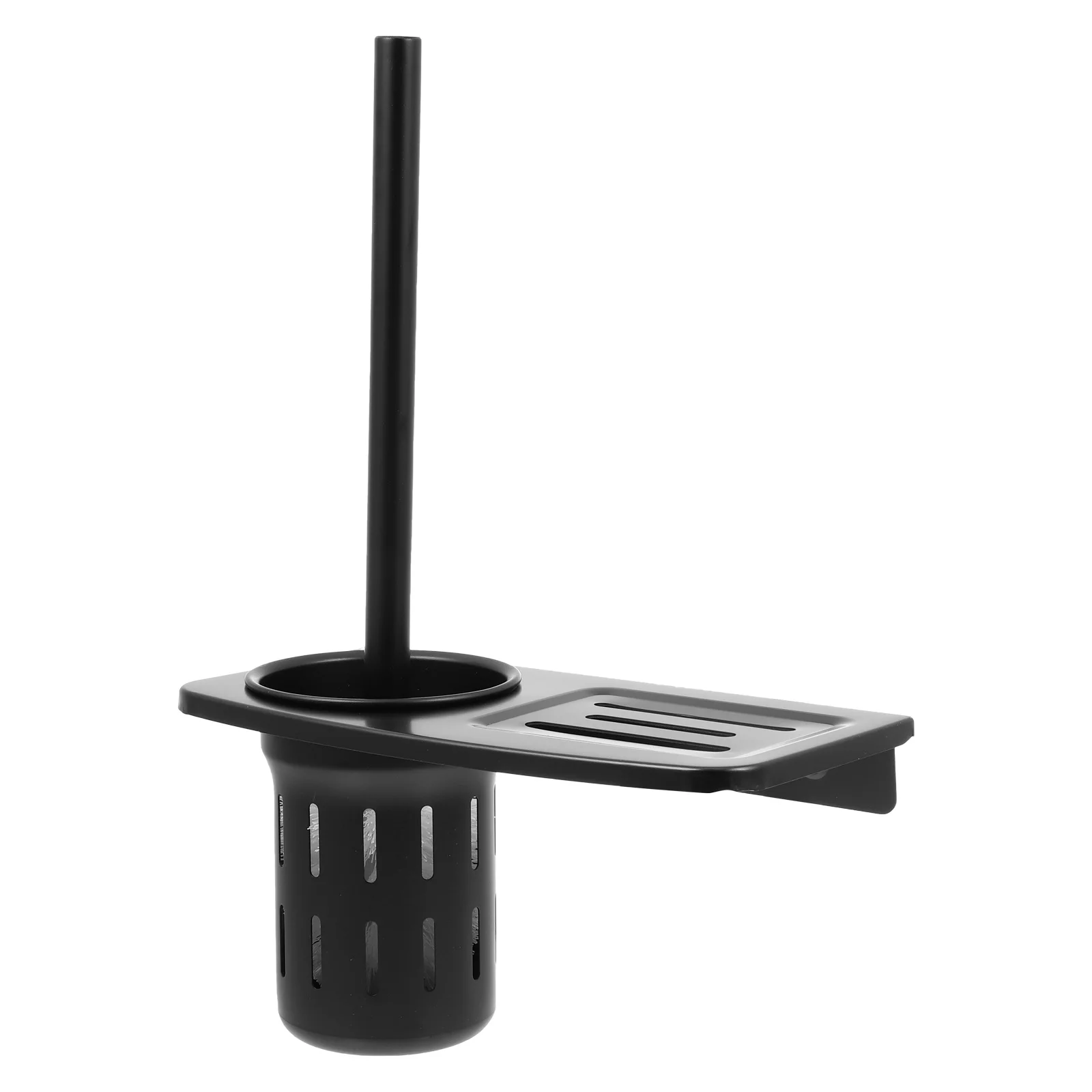 

1Set Space Aluminum Toilet Cleaning Brush Rack Wall Mount Holder Sturdy Ergonomic Design Bathroom Cleaning Tool