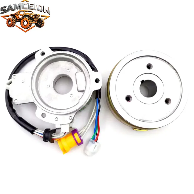 Magneto Rotor Stator Kit for Jianshe 250 JS250 Mountain Lion Baja Wilderness Trail 250 WD250-U P/N:FG-841000-0 FG-842000-0