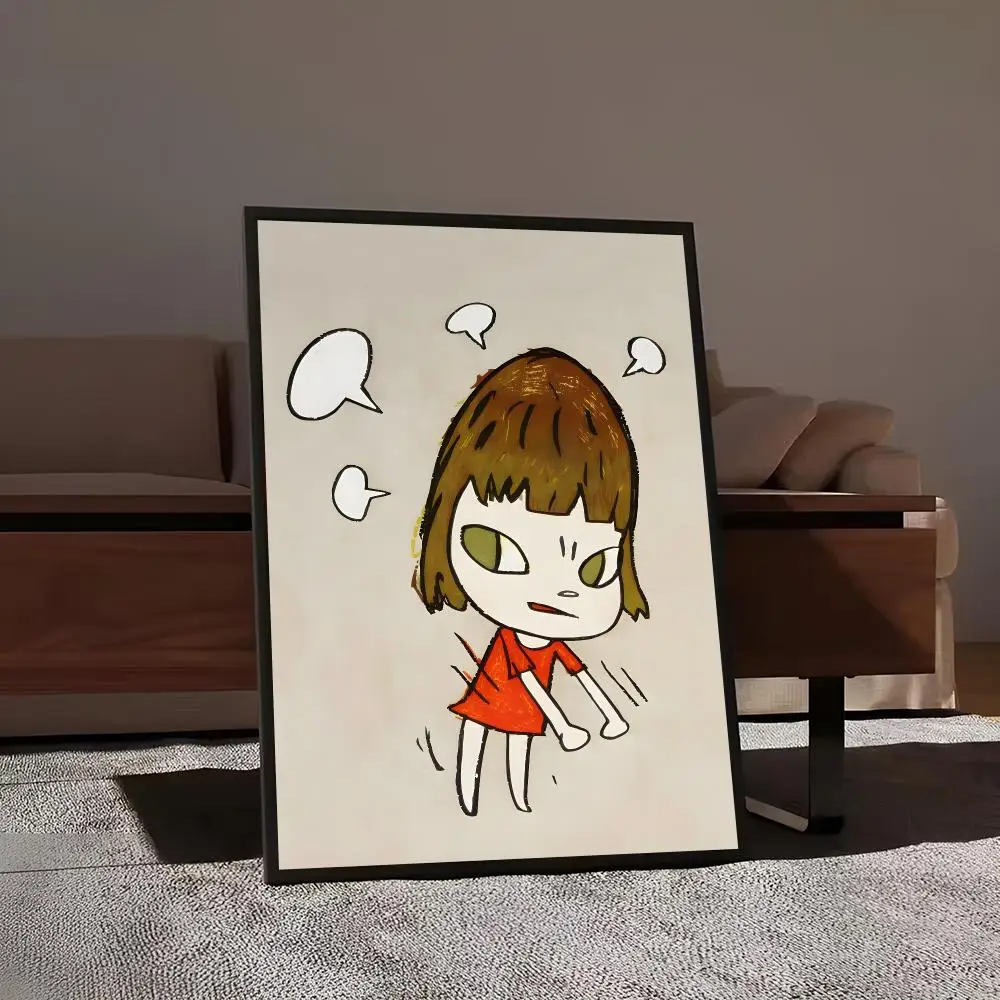 Y-Yoshitomo N-Nara Painting Calligraphy Print Canvas Art Pictures Home For Living Room Modern Decor Room Home Decor