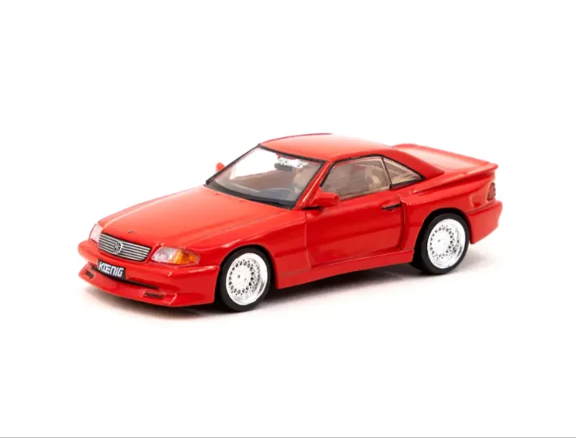 Edição limitada Hobby Toys, Coleção de carros, MB SL500, KOENIG SPECIALS Vermelho, 1:64 SCALE By, TARMAC WORKS