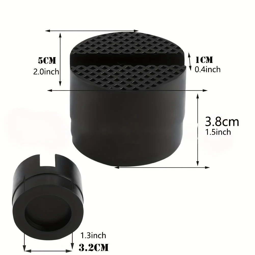 The Car Jack Supports The Rubber Block with Effective Protection for Your Car
