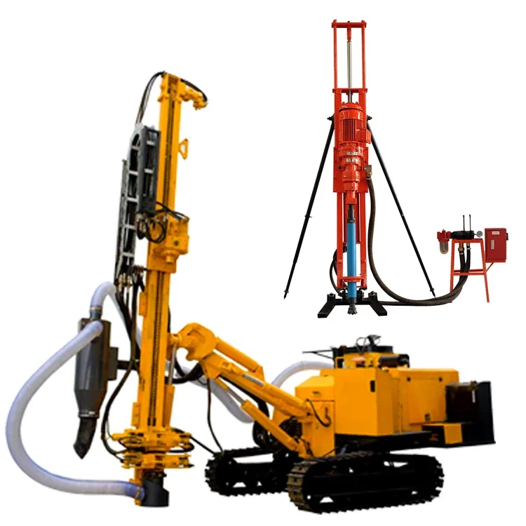 DTH Crawler Drilling Rigs DTH Electric Rock Drilling Rig Machine Soil Drill