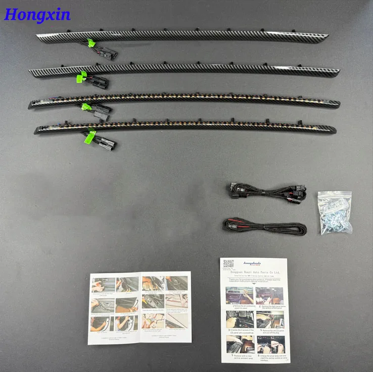 Specific for F31 F31 2 Colors Car Interior Door Trims Ambient Light for Bmw 3 Series 2-color Ambient Light F30 F31