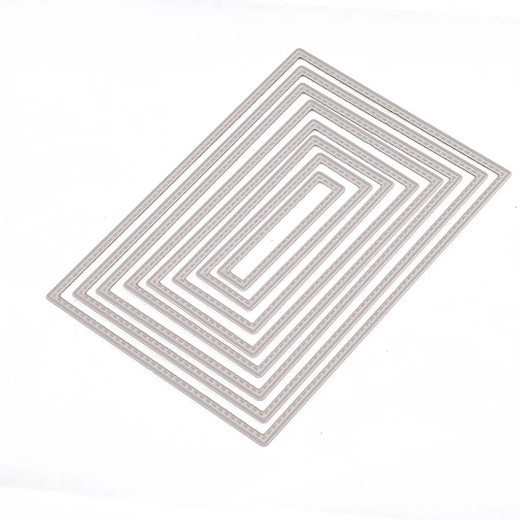 Rectangle Cutting Dies Stencil DIY Scrapbooking Embossing Album Paper Card Craft Greeting card decoration