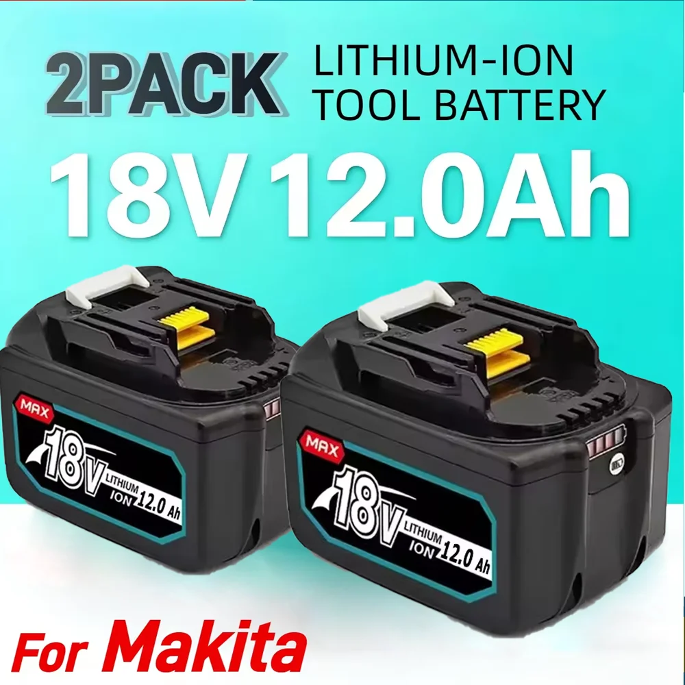 

For Makita 18V 9.0Ah/12.0Ah BL1850 Original Lithium Battery BL1830 BL1860 BL1850B Tool Battery For Wireless Electric Grinder Use