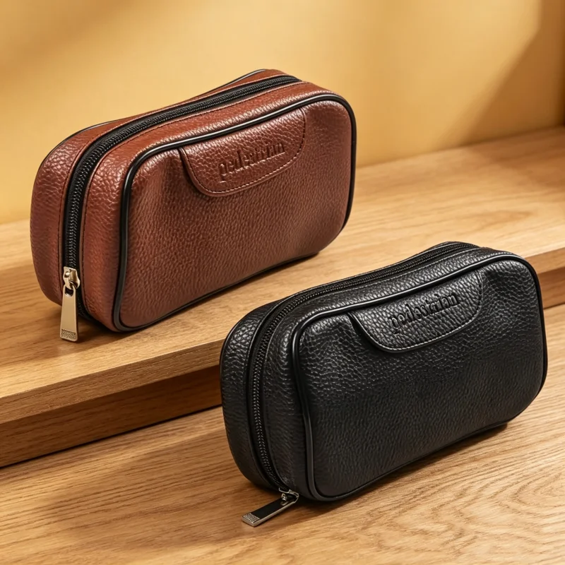 

Portable Smoking Pipe Bag Soft PU Leather Tobacco Pipe Storage Bag for Travel Smoking Tools Accessories Pouch