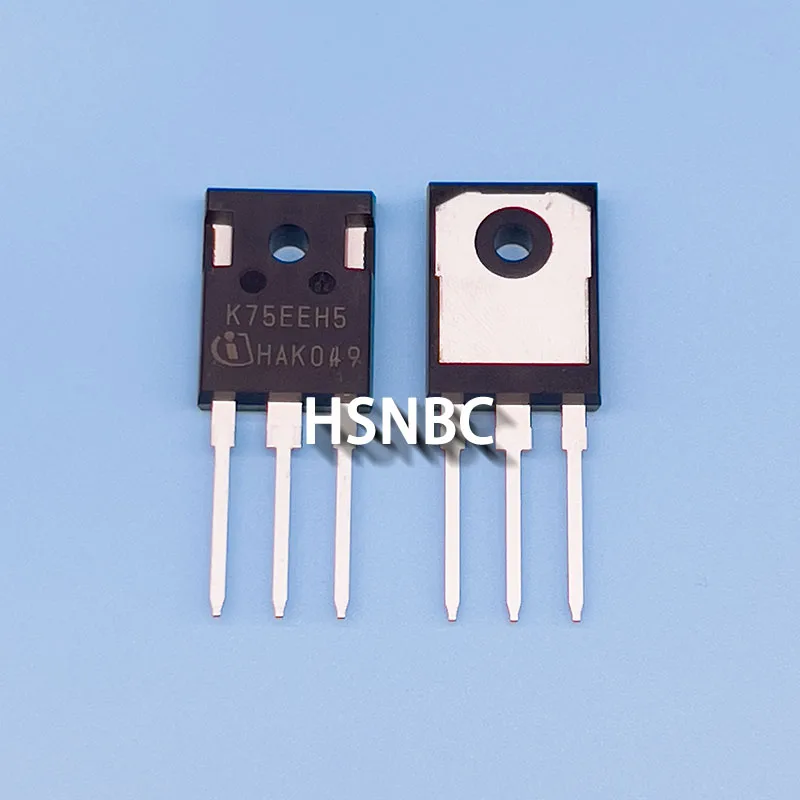 10Pcs/Lot K75EEH5 IKW75N65EH5 TO-247 600V 75A IGBT Power Transistor 100% Brand New Imported Original