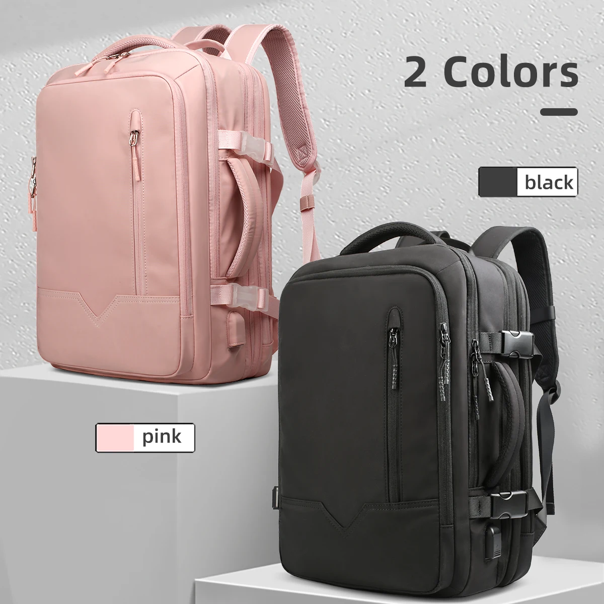 Heroic Knight Women Carry on Travel Backpack Men Expandable Large Capacity Work Laptop Backpack Casual College Weekend Daypack