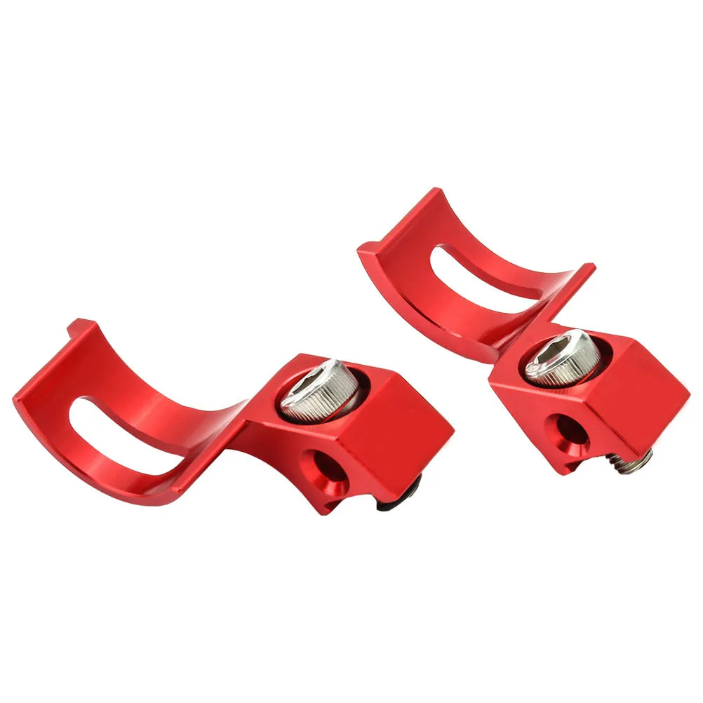

2pcs Brake Handle Connector For Mountain Bike Aluminum Alloy Durable Lightweight Anodized Surface Smooth Edge Easy Installation