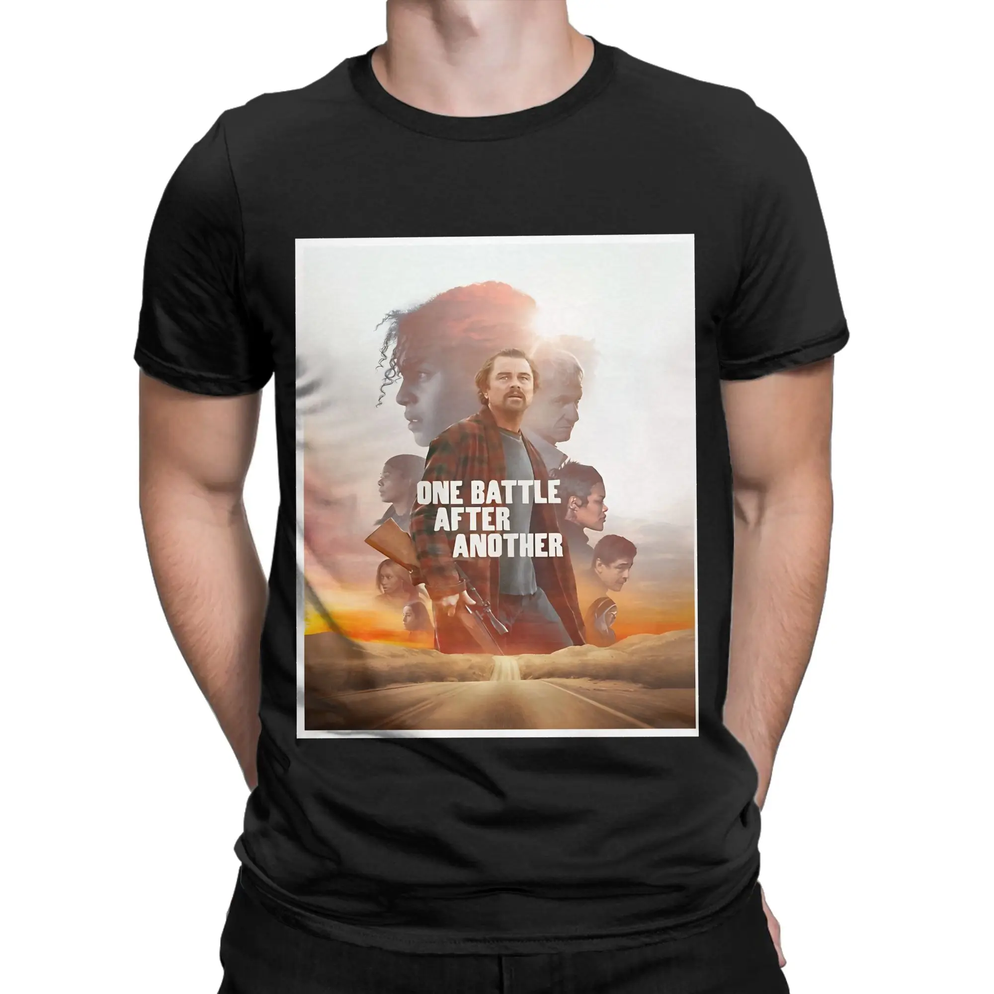 One Battle After Another Movie Novelty Graphic 100% Cotton T-Shirt One Battle After Another Tops Tees For Men