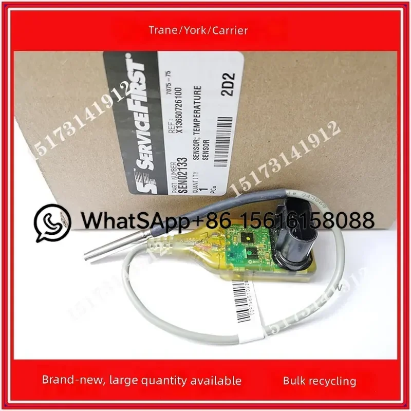 Temperature Sensor Compatible with TRANE AC Parts SEN02039 SEN02133 01553 01985 02128 02129 HVAC Thermistor Replacement
