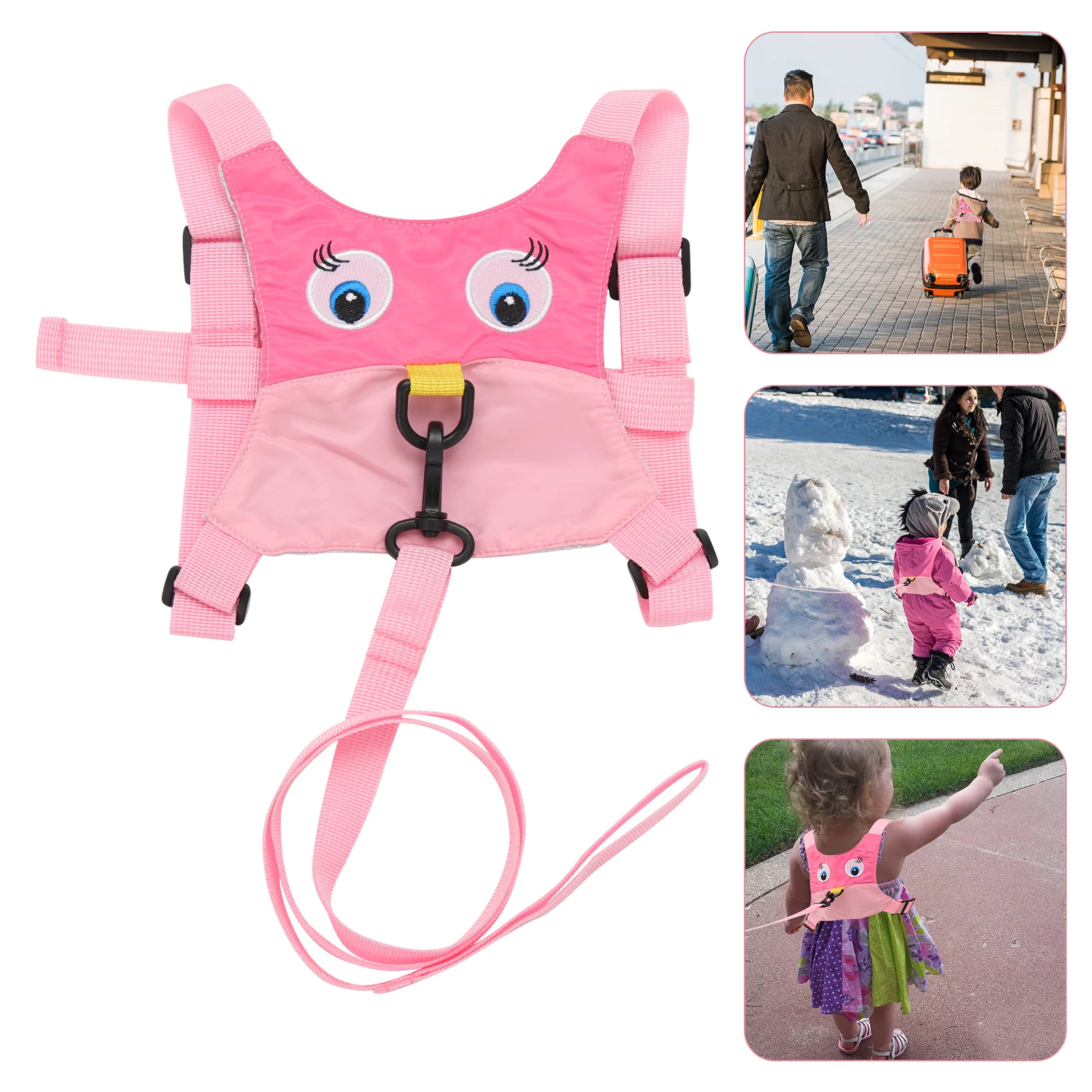 

1 Set Toddler Leash Adjustable Baby Anti Lost Strap Lightweight Durable Child Walking Harness For Park Bathroom Public Places