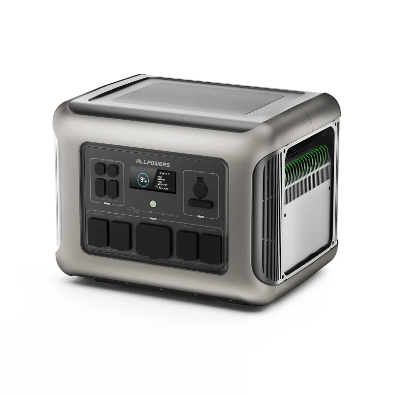 R2500 Portable Power Station 2016Wh Expandable to 20kWh LFP Battery 2500W Emergency Household / Outdoor Power Supply