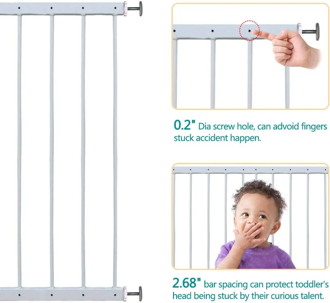 Adjustable Wide Child Safety Window Guard Prevents Accidental Falls