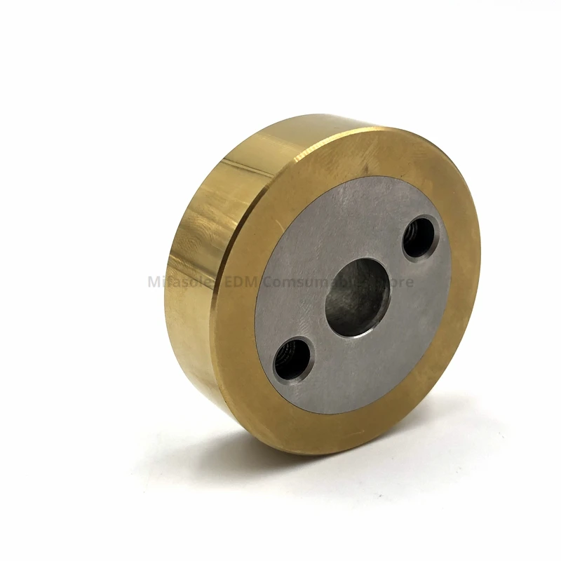 CHARMILLES Parts Left Right Pinch Roller C407 C408 with 2 Groove OD50xID12xT14mm 130003359 130003360 for WEDM-LS Machine Parts