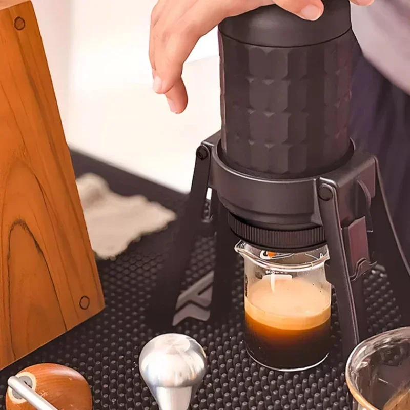 Hand Pressed Coffee Machine 15-20Bar Italian Espresso Extractor Portable for Home Travel Outdoor Use