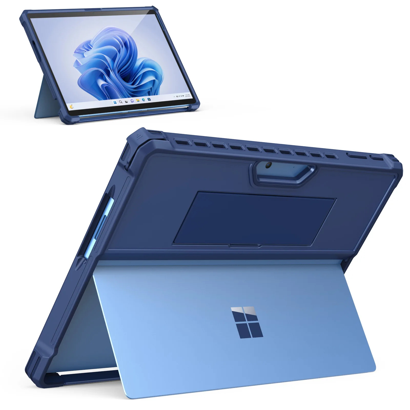 MoKo Case for Microsoft Surface Pro 11,Surface Pro 10,Surface Pro 9 13 Inch, All-in-One Protective Rugged Cover