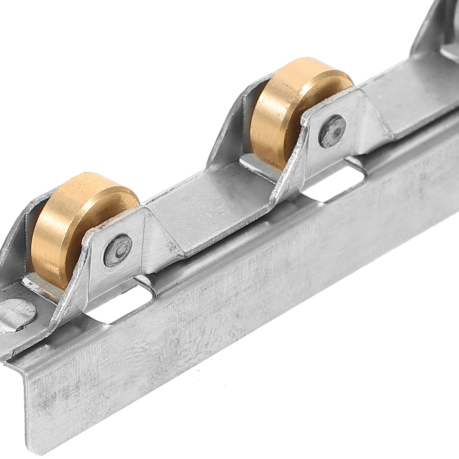 بكرة بكرة باب زجاجي منزلق، عجلة معدنية شديدة التحمل، دليل عجلة المسار لملحقات استبدال نافذة باب الفناء #6