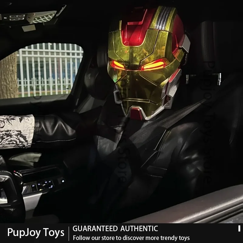 Casco Marvel 1:1mk7, Casco de Pantera Negra, Casco de Iron Man Mk5 Mk7 Mk50 Mk17, Máscara para Disfraces, Regalo Sorpresa, Juguetes, Muñeca