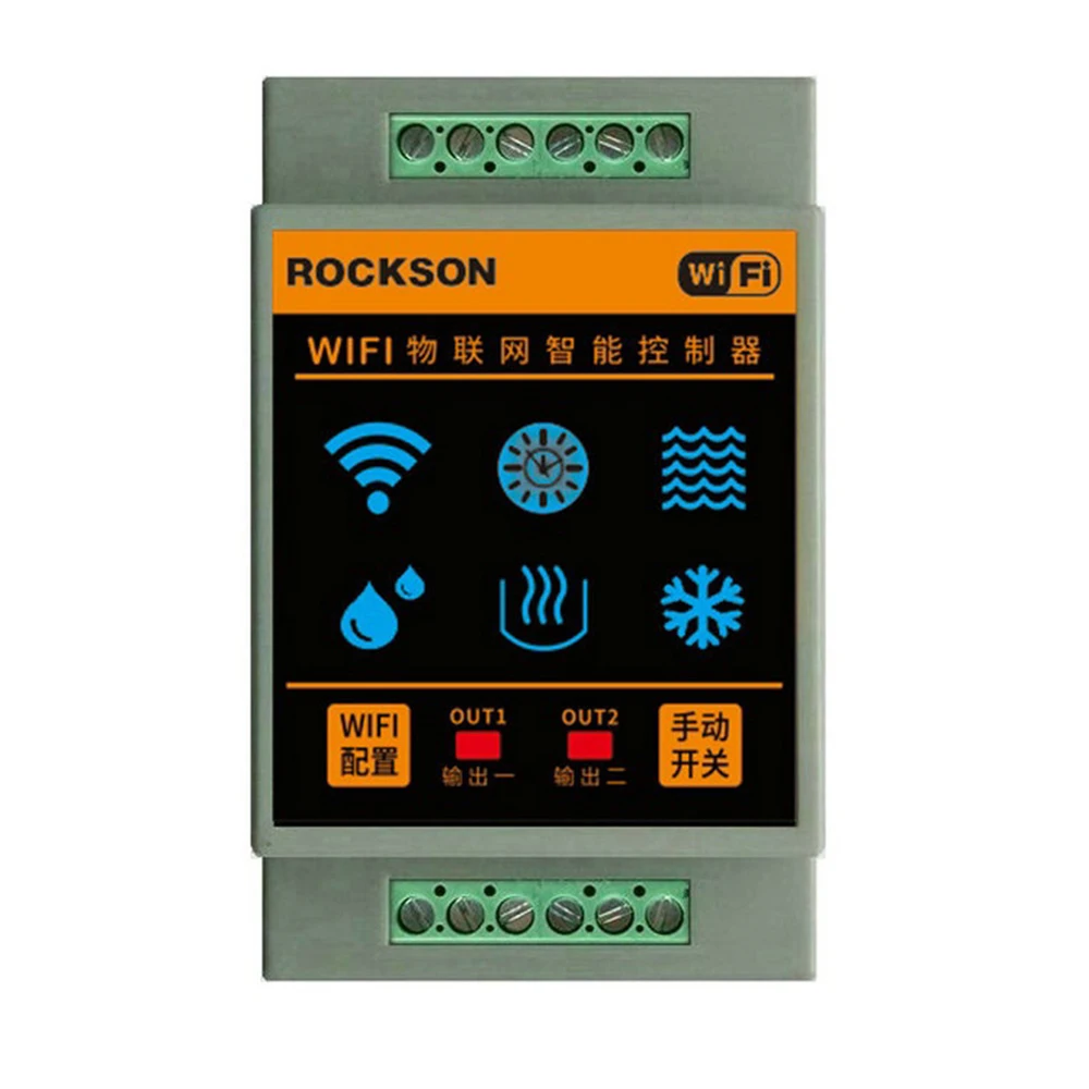 Imagem -02 - Smart Home Water Level Sensor Controlador Wifi Alarme de Inundação de Vazamento Vape de Natação Sistema Detector de Fluxo de Tanque Proteção de Vazamento