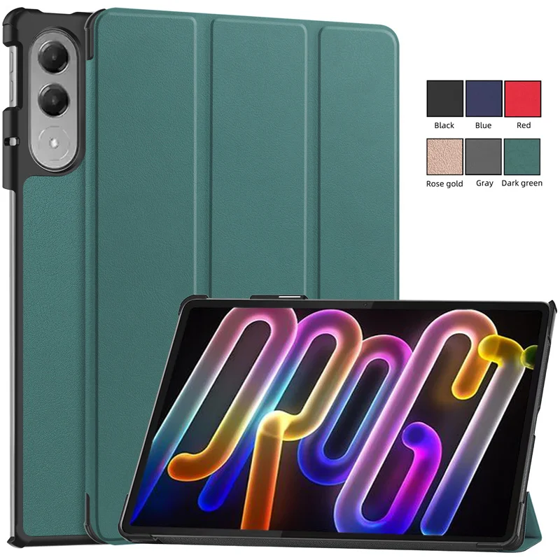 For Lenovo Xiaoxin Pad Pro GT Case tb710fu Trifold Magnetic Leather Hard Smart Cover For Xiaoxin Pad Pro GT 11.1 inch Case Cover