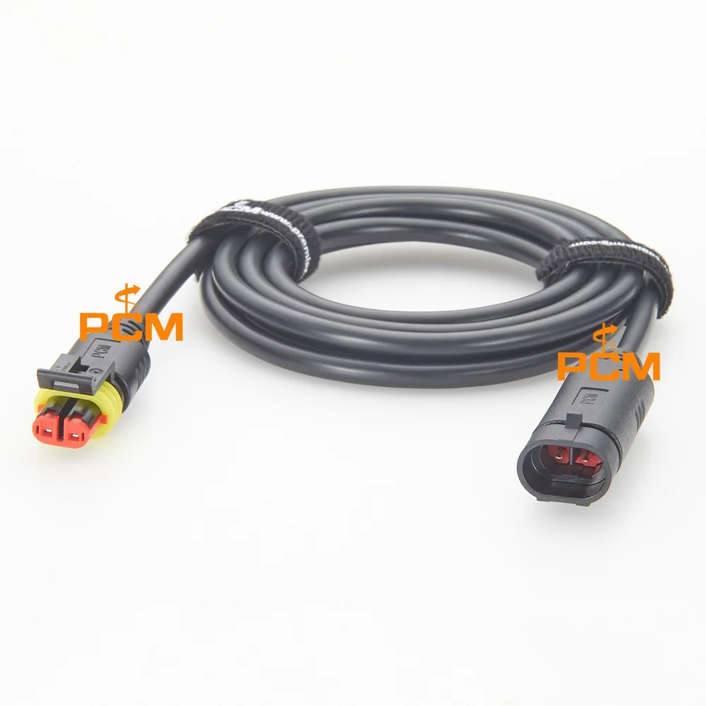 Superseal 2 Pin 282104 to 282080 Extension Cable Waterproof Automotive Wire Harness for Truck Trailer LED Lights Sensors view 5