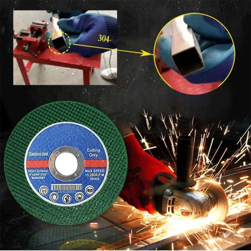 107mm Angle Grinding Wheel Metal Cutting Disc Resin Polishing Sheet Blade Pad Bore Diameter 16mm For Stainless Steel Iron Cutter