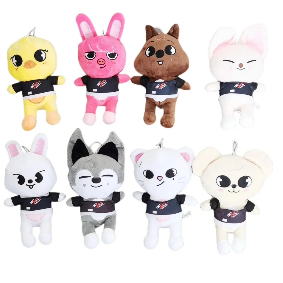 8 estilos 20cm juguete de peluche Kawaii Skzoo Stray peluche de dibujos animados Animal relleno muñeca Kawaii compañero juguetes decoración de la habitación regalo para niños