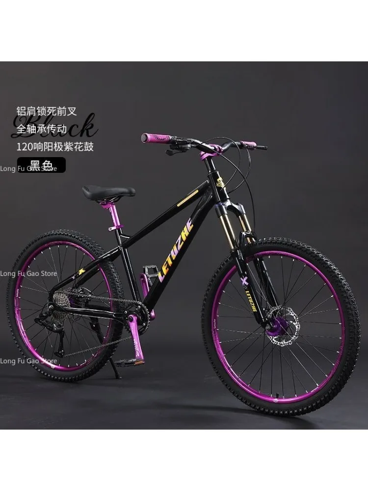 AliExpress NONE Soil Slope Shock Absorption Mountain Bike Mountain Off-Road Action Adult Male Female Teen Student Variable Speed Bike