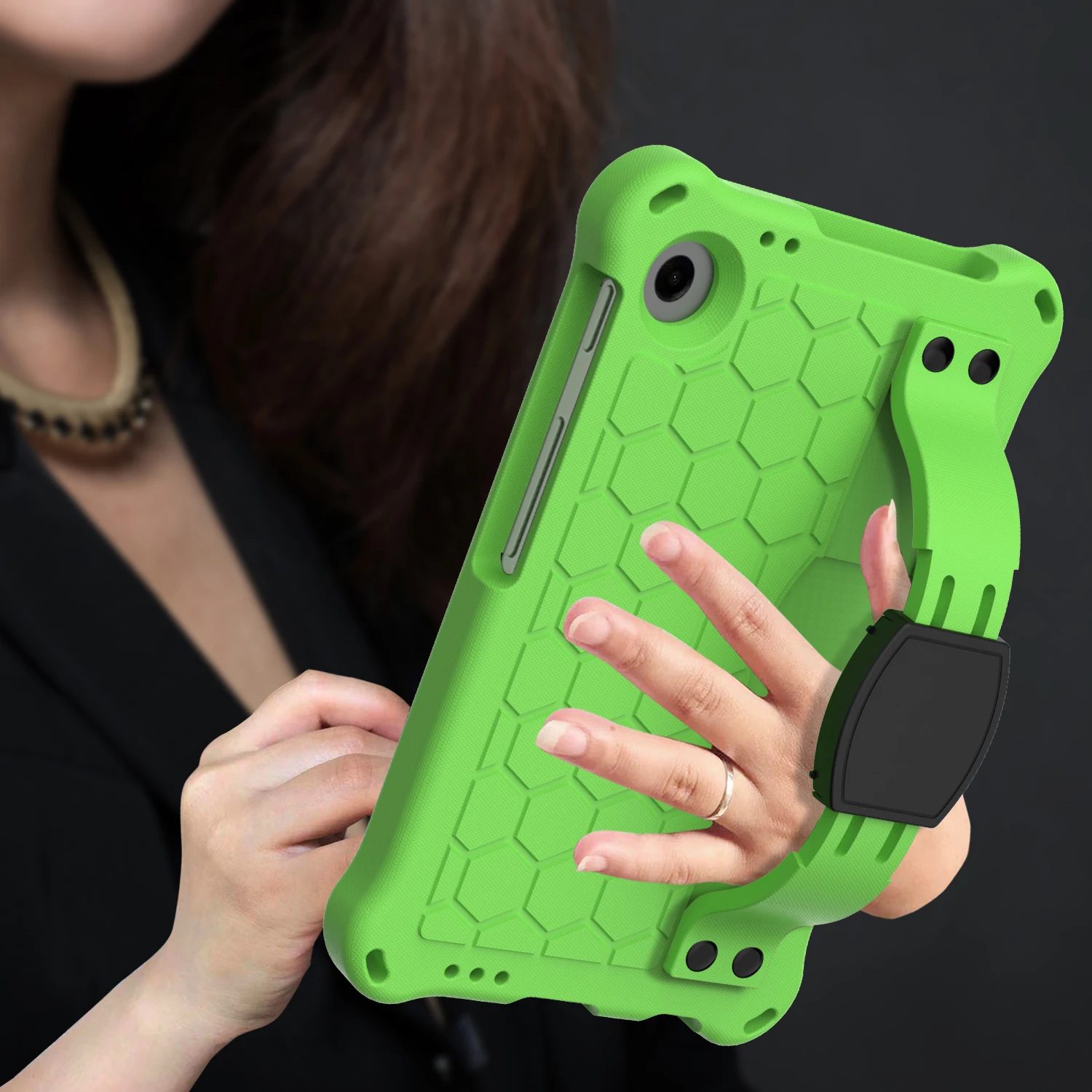 

EVA+PC case for Samsung Galaxy Tab A9 8.7" 2023 SM-X110 SM-X115 SM-X117 A7 Lite 8.7" 2021 Tablet Safe Shockproof Stand Cover