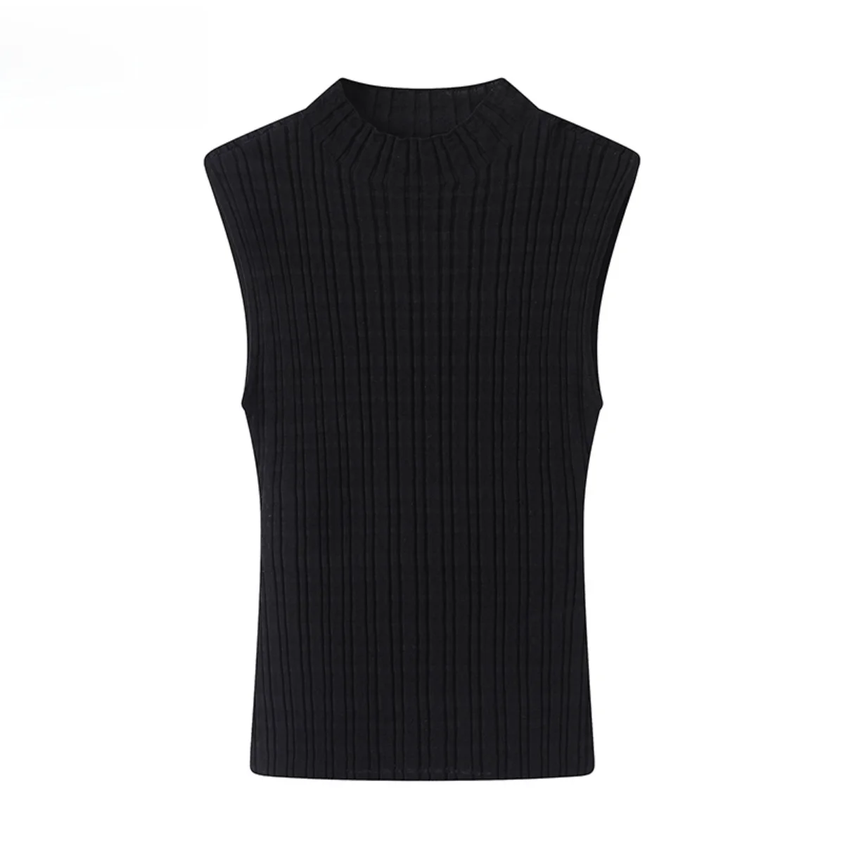 

Einos Wind Clear Flagip Store Women's f High Collar Svel Vest Knitted Outerwear Base Layer Tank Top Summer 2025