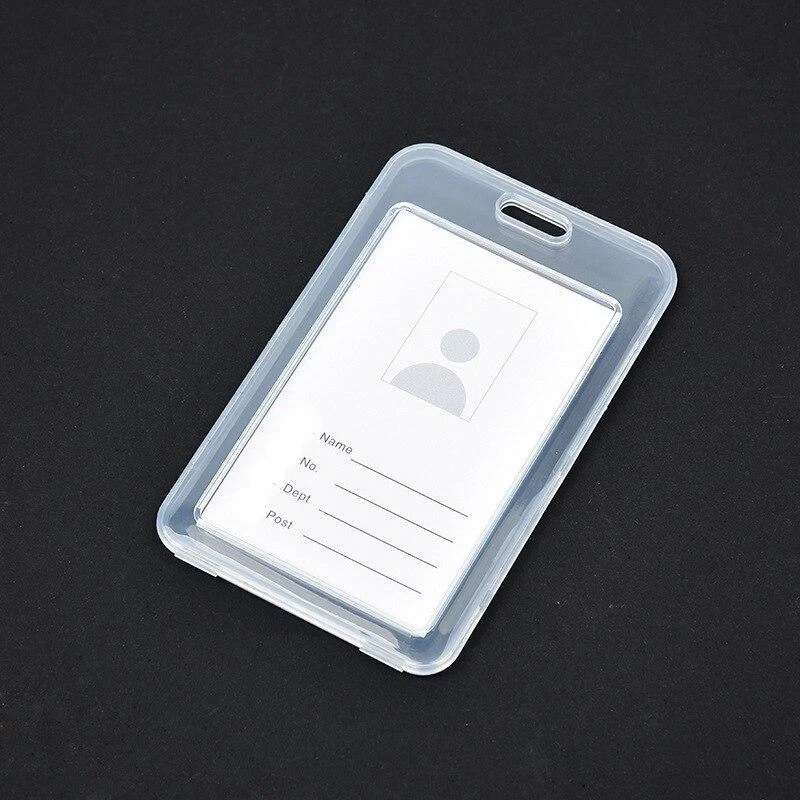 10pcs Clear Waterproof Card Holders - Transparent ID, Credit Card Cases with Protection Against Spills, Scratch & Dust