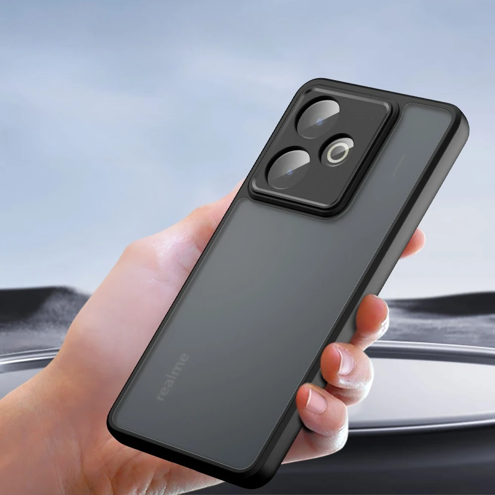 GT 7T Matte Shockproof Phone Case for Realme GT 7 GT 7Pro Neo 7x Hard Bumper Soft Clear Back Cover Anti Yellowing Funda